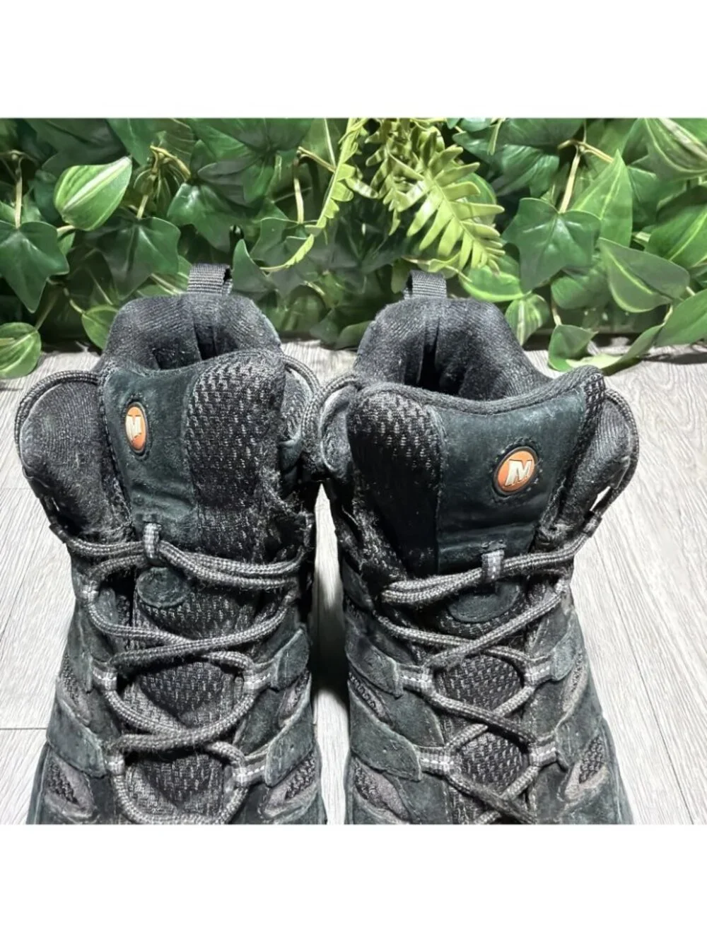 Merrell Moab 2 Vent Mid Sneaker Men's Black Athletic Hiking Shoes - 10